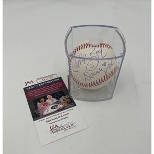 Catherine Bach Daisy Dukes Of Hazzard Signed Baseball Rawlings OML JSA COA